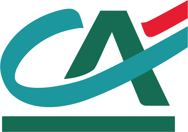 Logo du crédit agricole.